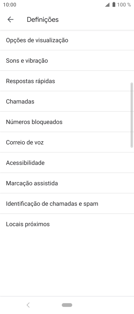 Prima Correio de voz.