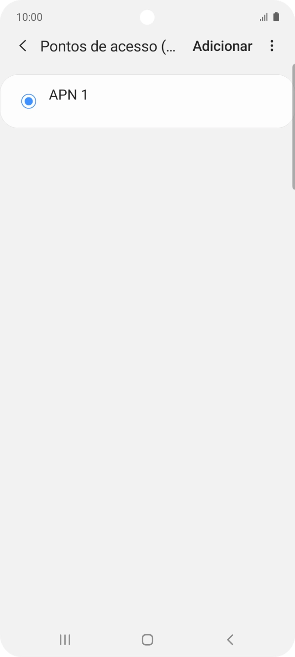 Prima Adicionar.