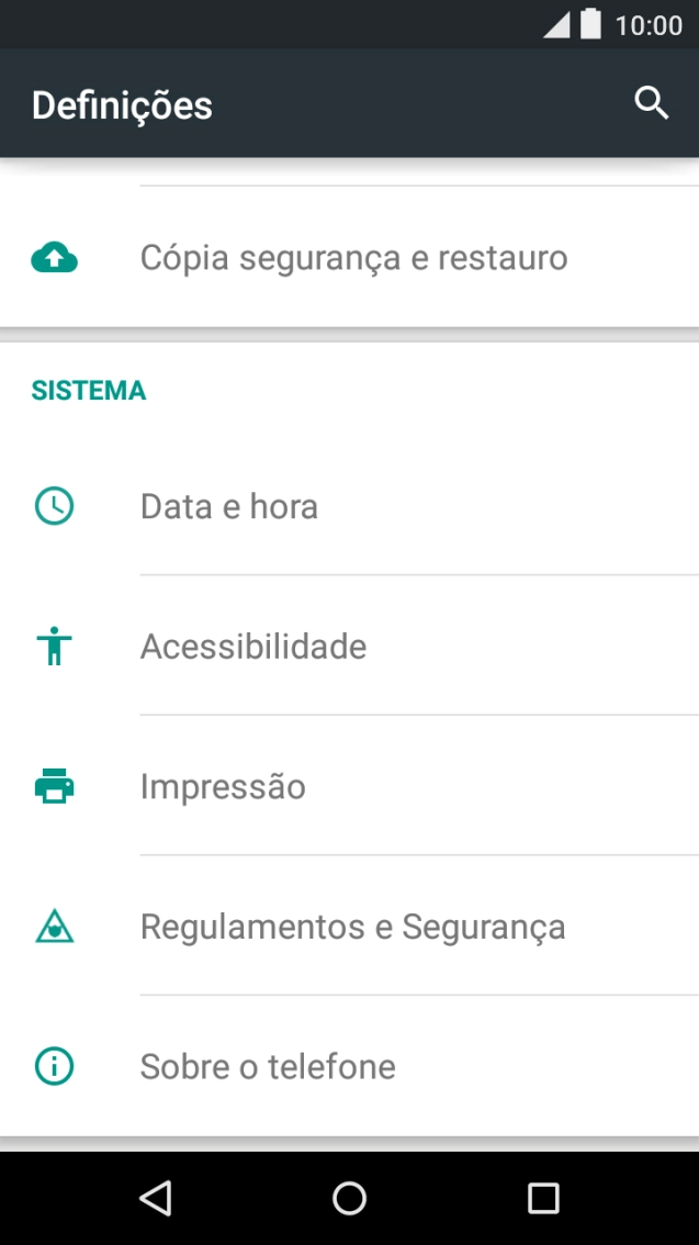 Prima Data e hora.