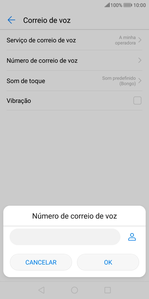 Introduza 123 e prima OK.