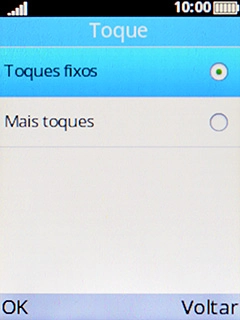 Escolha Mais toques.