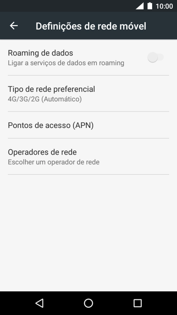 Prima Ponto de acesso (APN).