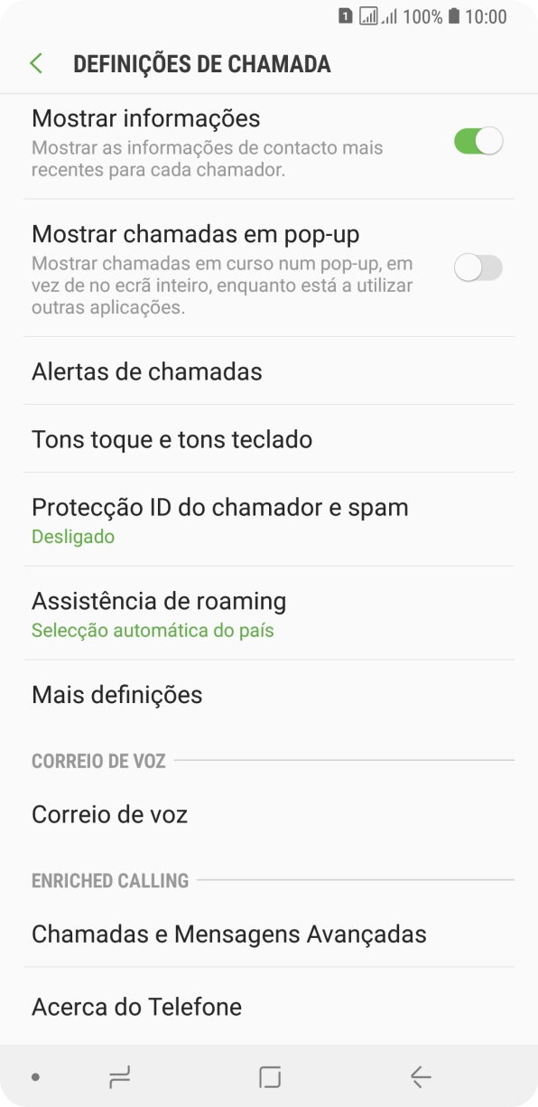 Prima Correio de voz.