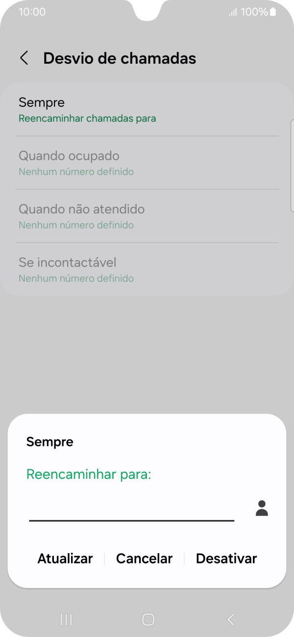 Prima Desativar.