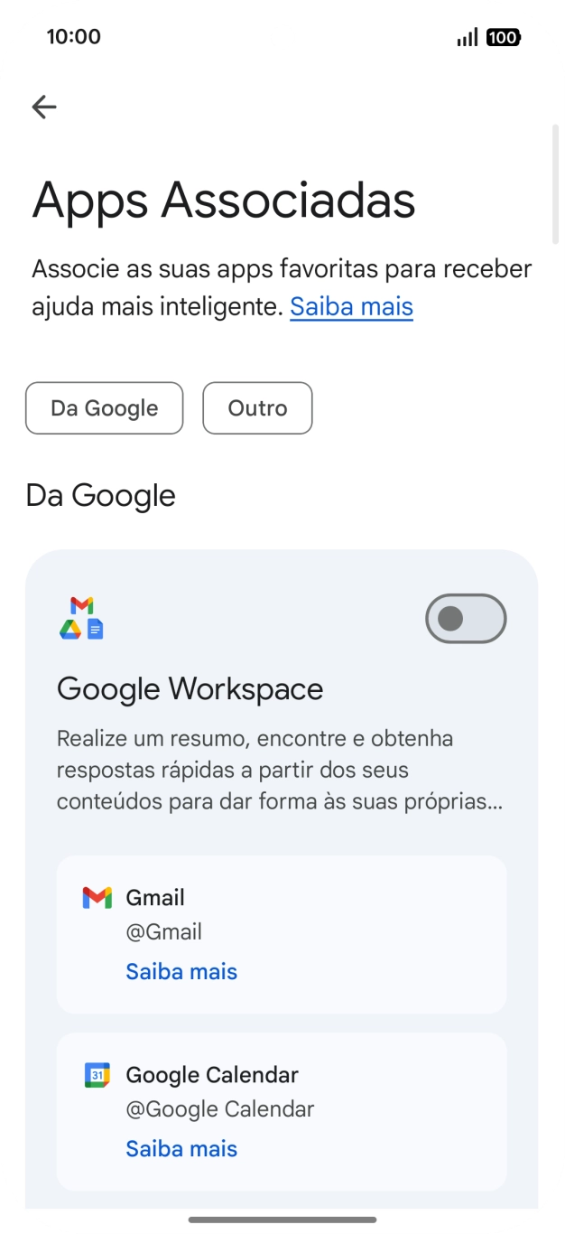 Prima os indicadores junto à extensão pretendida para ativar a função.