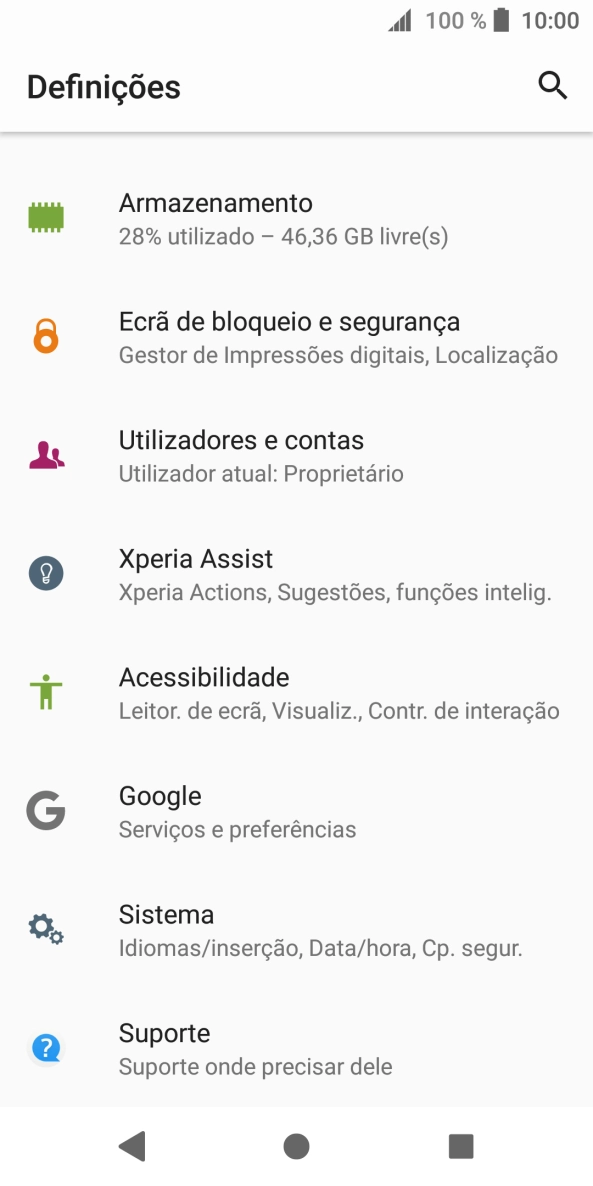 Prima Ecrã de bloqueio e segurança.