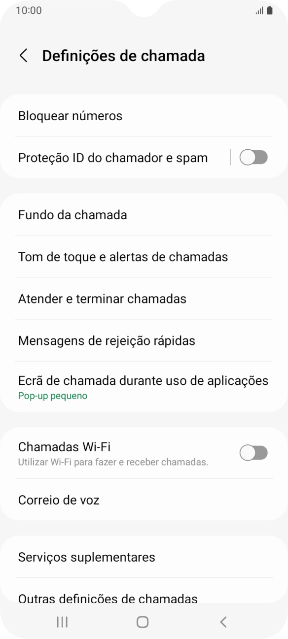 Prima Correio de voz.
