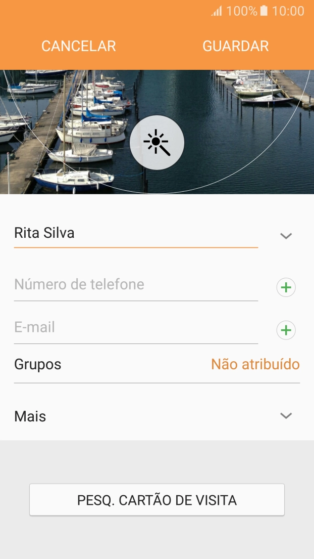 Prima Número de telefone e introduza o número de telefone pretendido.