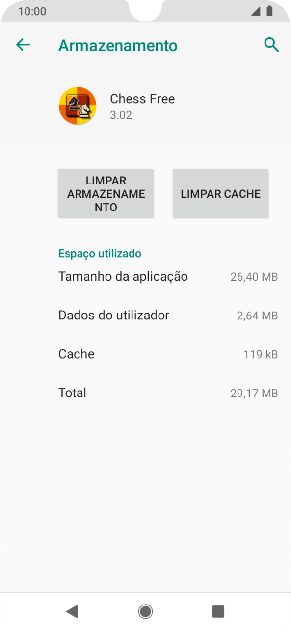 Prima LIMPAR CACHE.