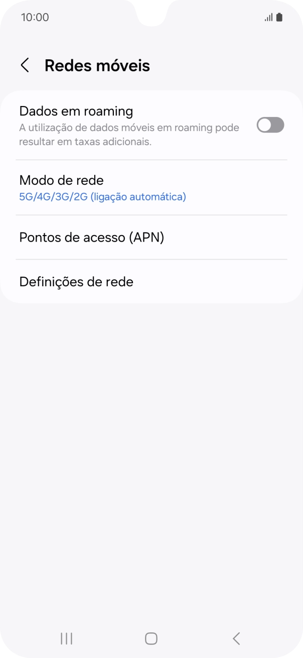 Prima Pontos de acesso (APN).