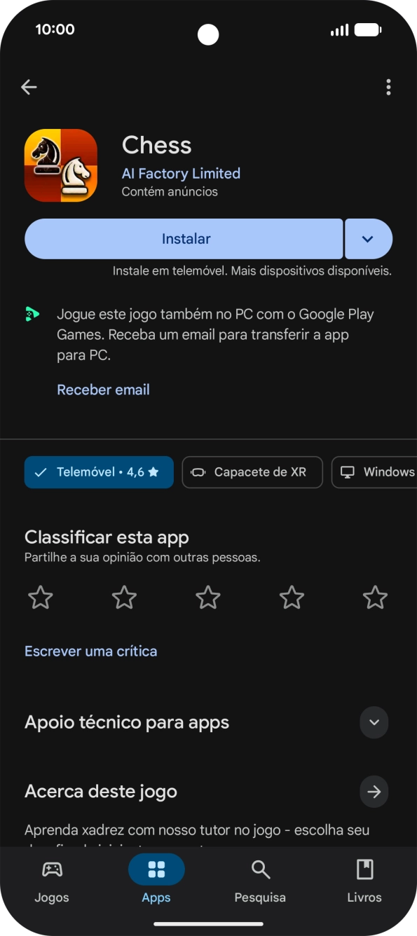 Para voltar ao ecrã inicial, deslize o dedo de baixo para cima a partir da base do ecrã.