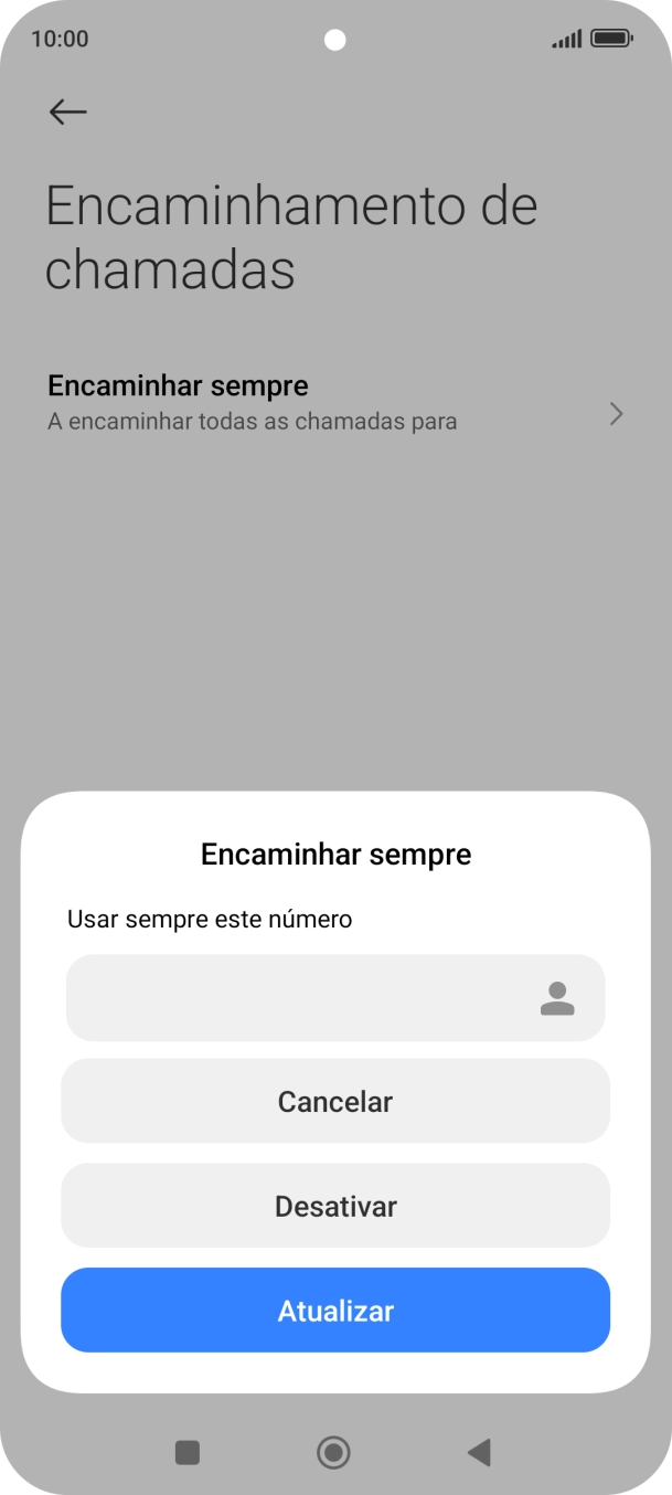Prima Desativar.