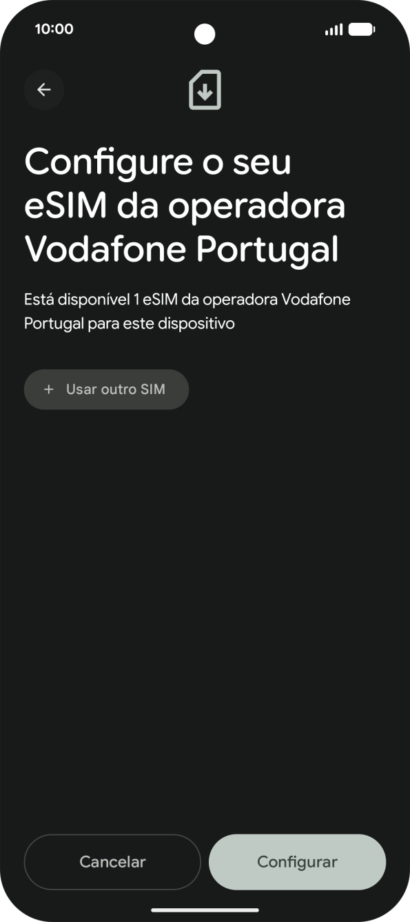 Prima Configurar.
