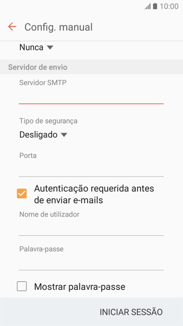 Prima a lista suspensa sob 