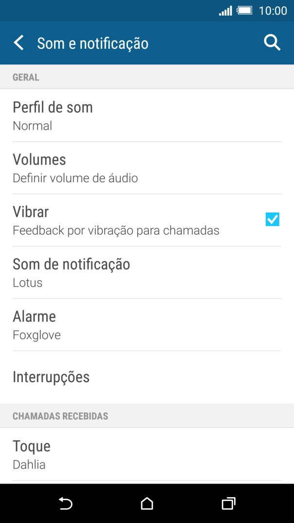 Prima Perfil de som.
