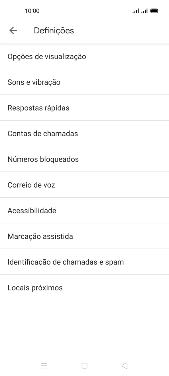 Prima Correio de voz.