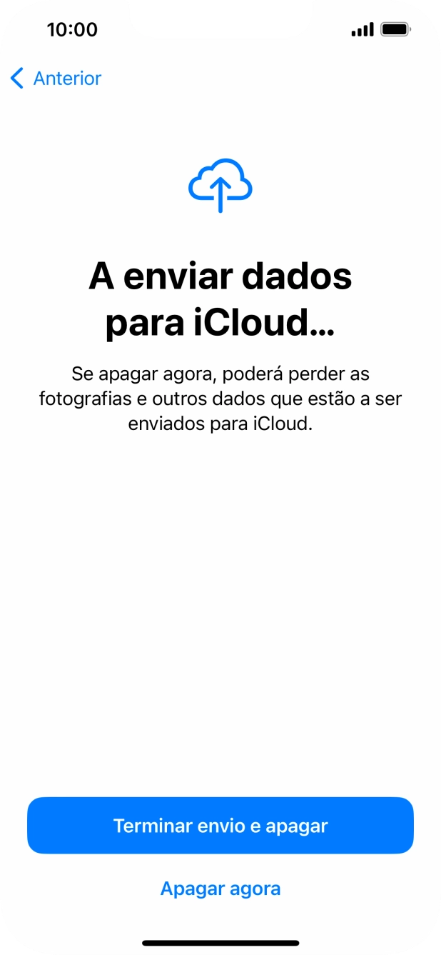 Prima Apagar agora.