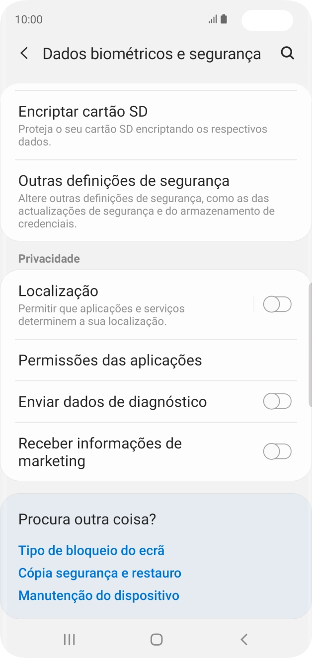 Prima Outras definições de segurança.