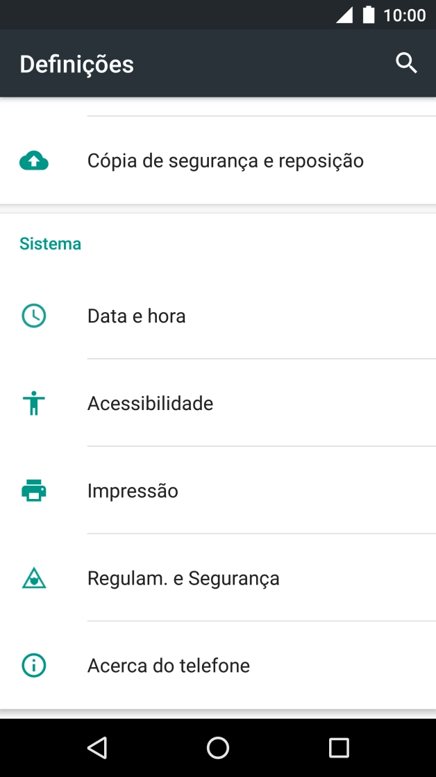 Prima Data e hora.