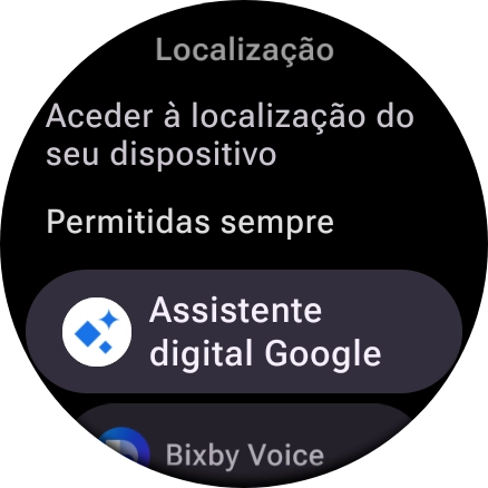 Prima a app pretendida.
