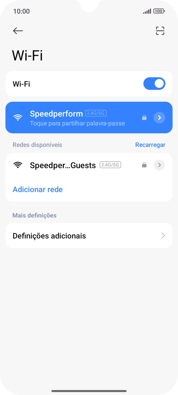 Para voltar ao ecrã inicial, deslize o dedo de baixo para cima a partir da base do ecrã.