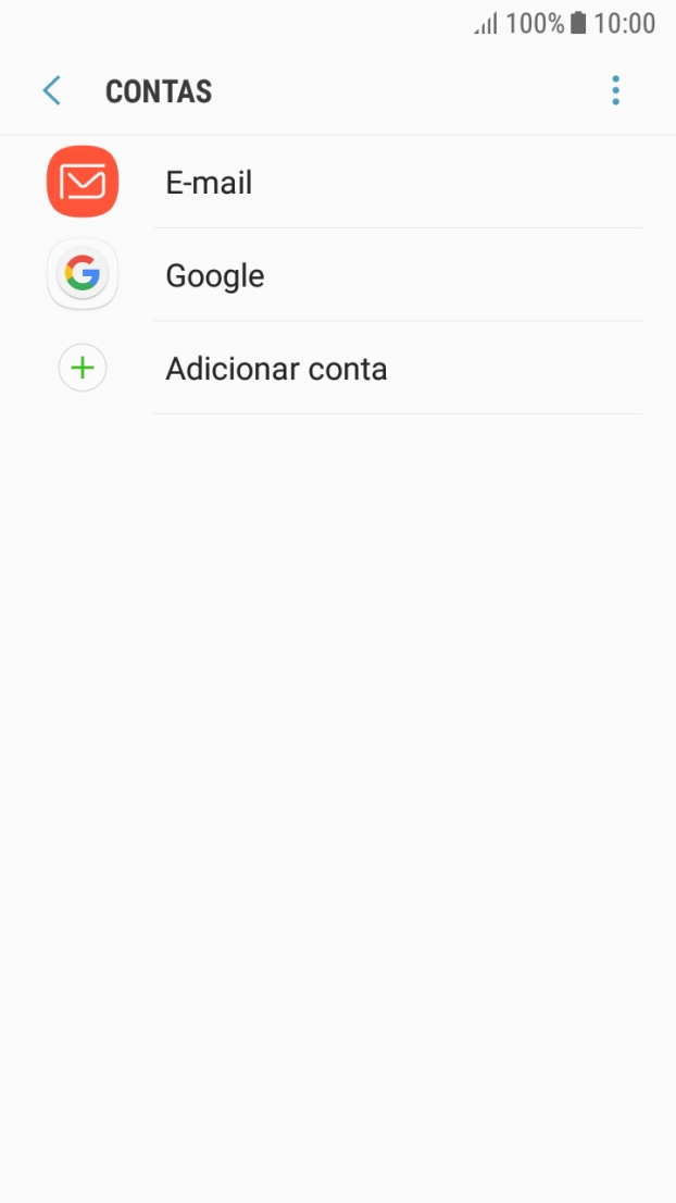Prima a tecla de início para voltar ao ecrã inicial.
