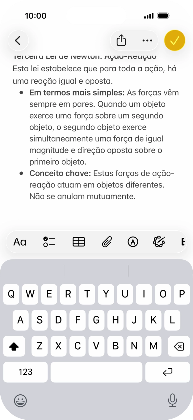 Prima o ícone da Apple Intelligence.