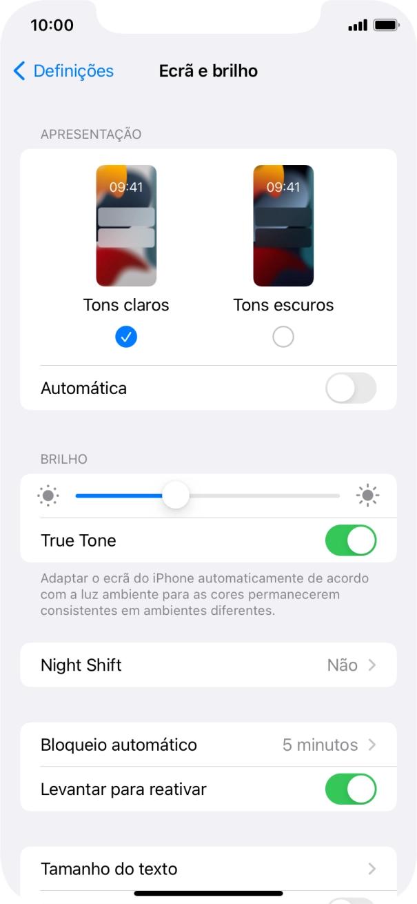 Prima Tons escuros.