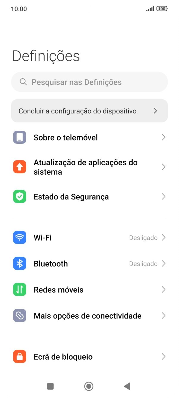 Prima Sobre o telemóvel.