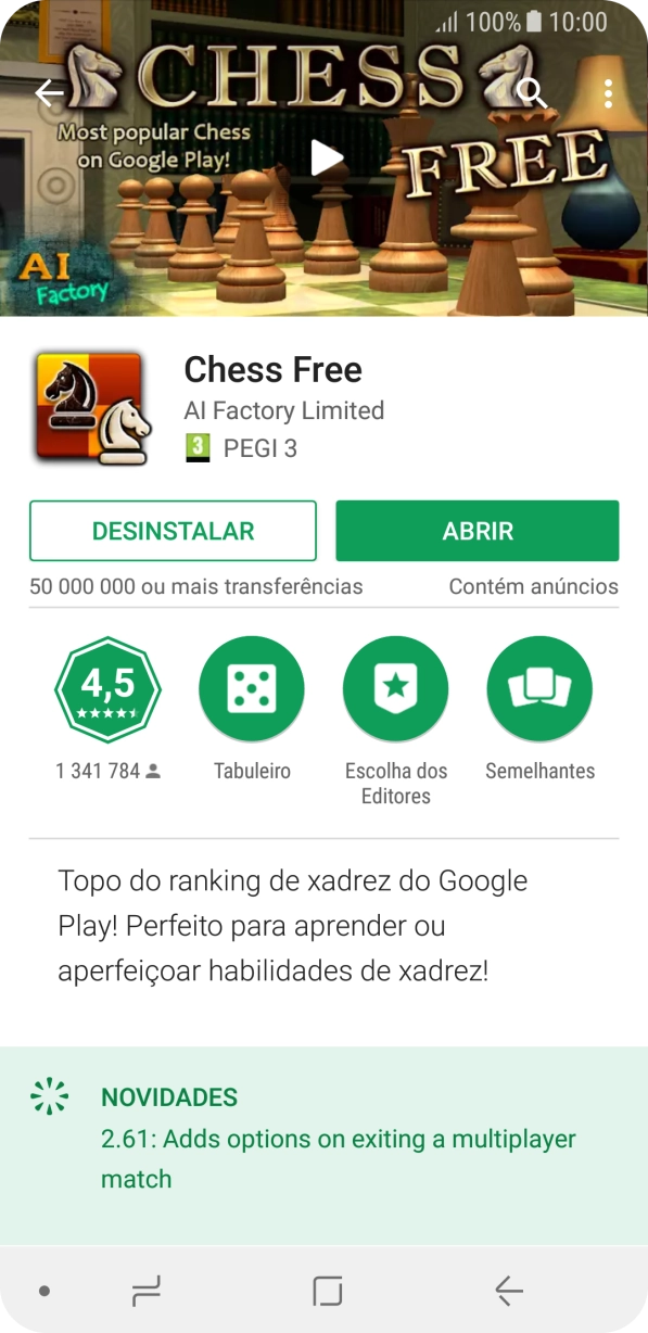 Prima DESINSTALAR.
