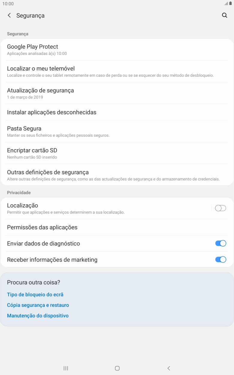 Prima Outras definições de segurança.
