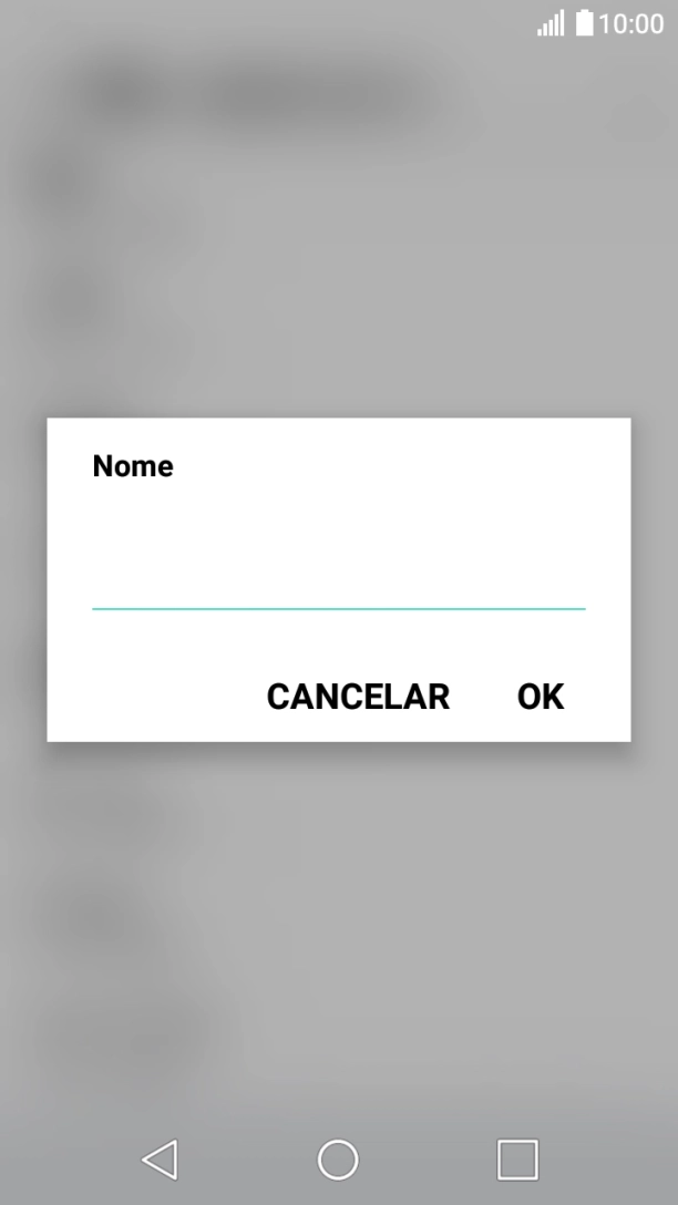 Introduza Vodafone MMS e prima OK.