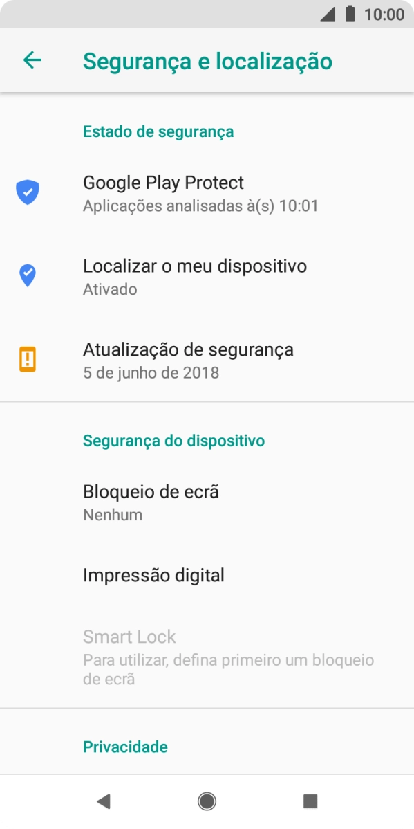 Prima a tecla de início para terminar e voltar ao ecrã inicial.
