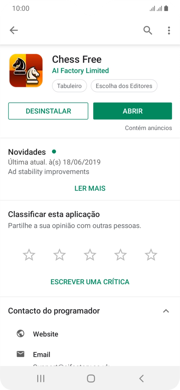 Prima DESINSTALAR.