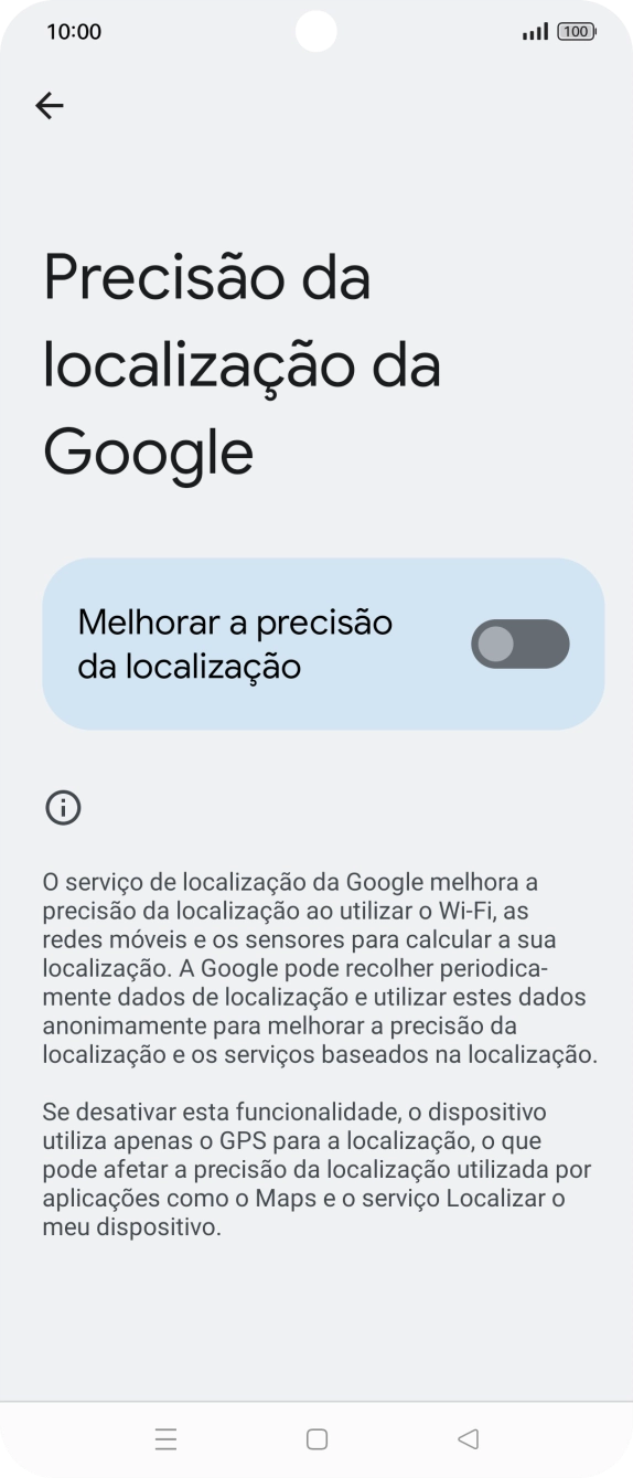 Se premir o indicador junto a 
