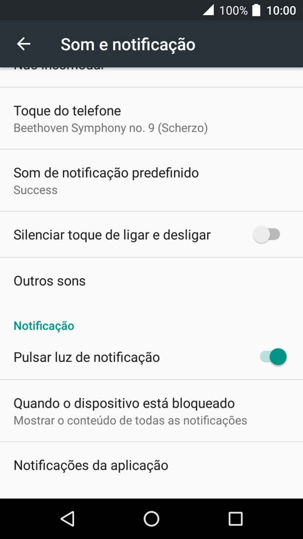 Prima a tecla de início para terminar e voltar ao ecrã inicial.