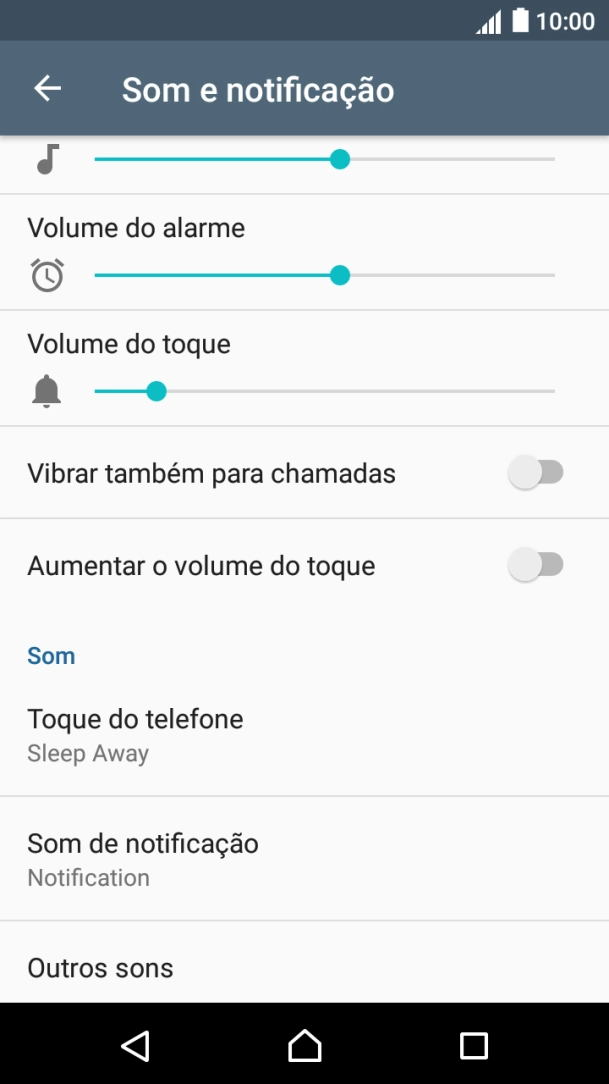 Prima a tecla de início para terminar e voltar ao ecrã inicial.
