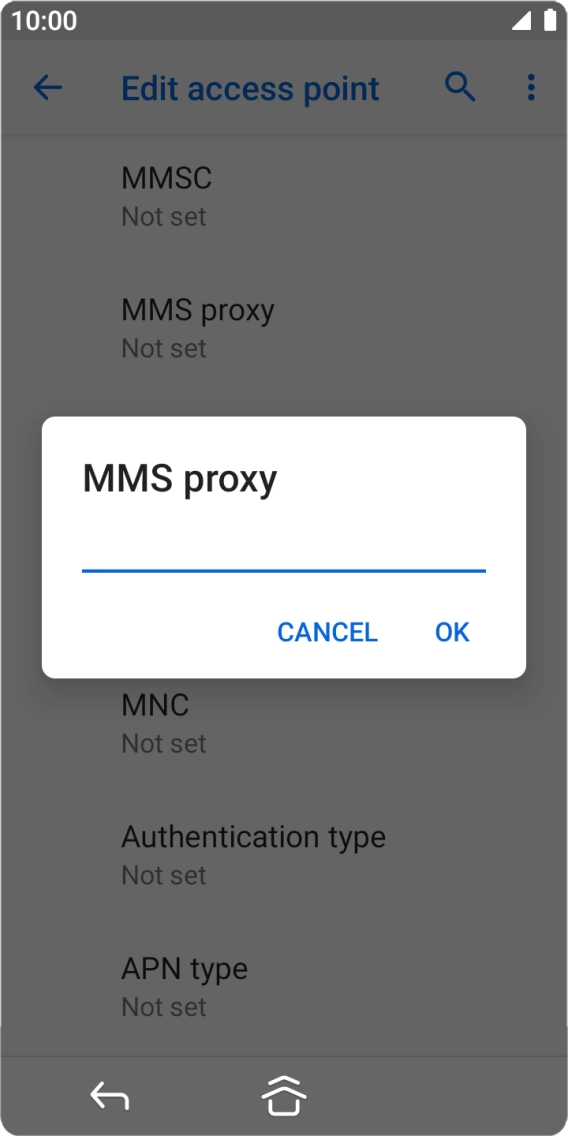 Key in 82.132.254.1 and press OK.