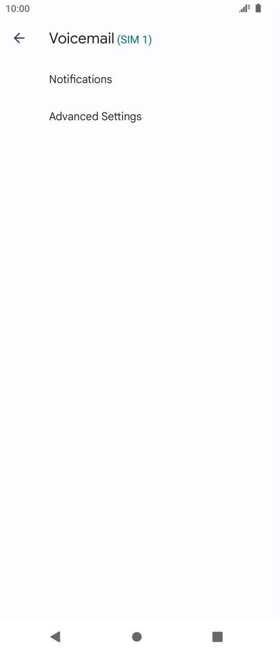 Press Advanced Settings. Press Advanced Settings.