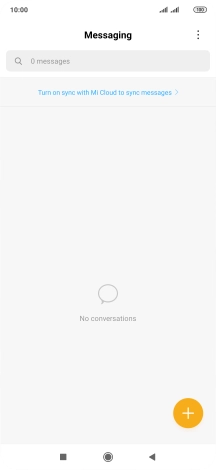Press the new message icon.