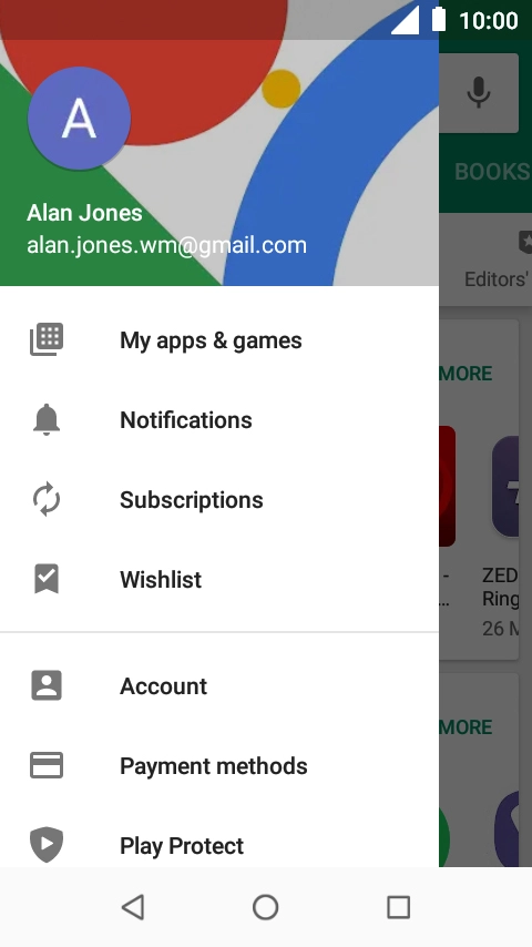 Press My apps & games.