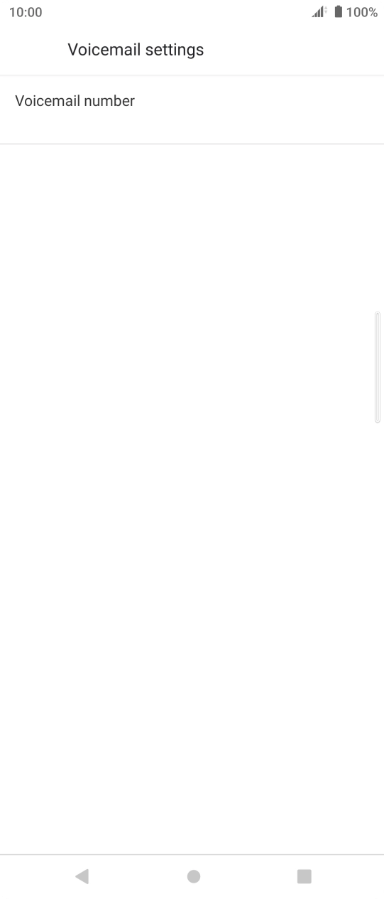 Press Voicemail number.