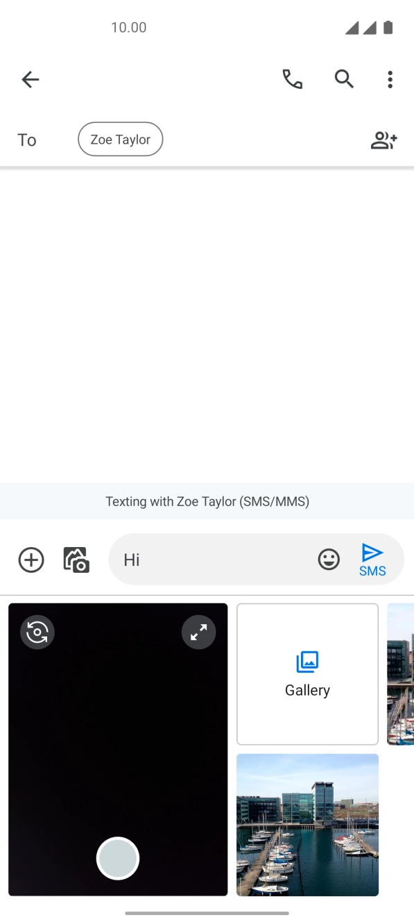 Press Gallery and go to the required folder. Press Gallery and go to the required folder.