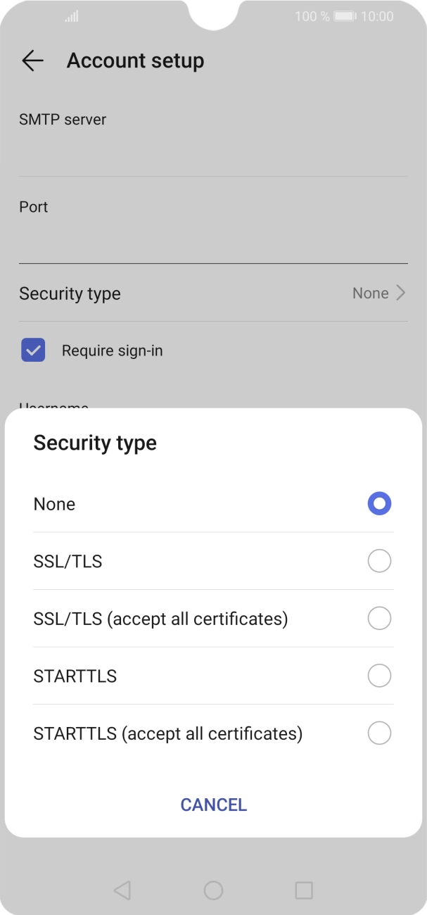 Press None. Press None.