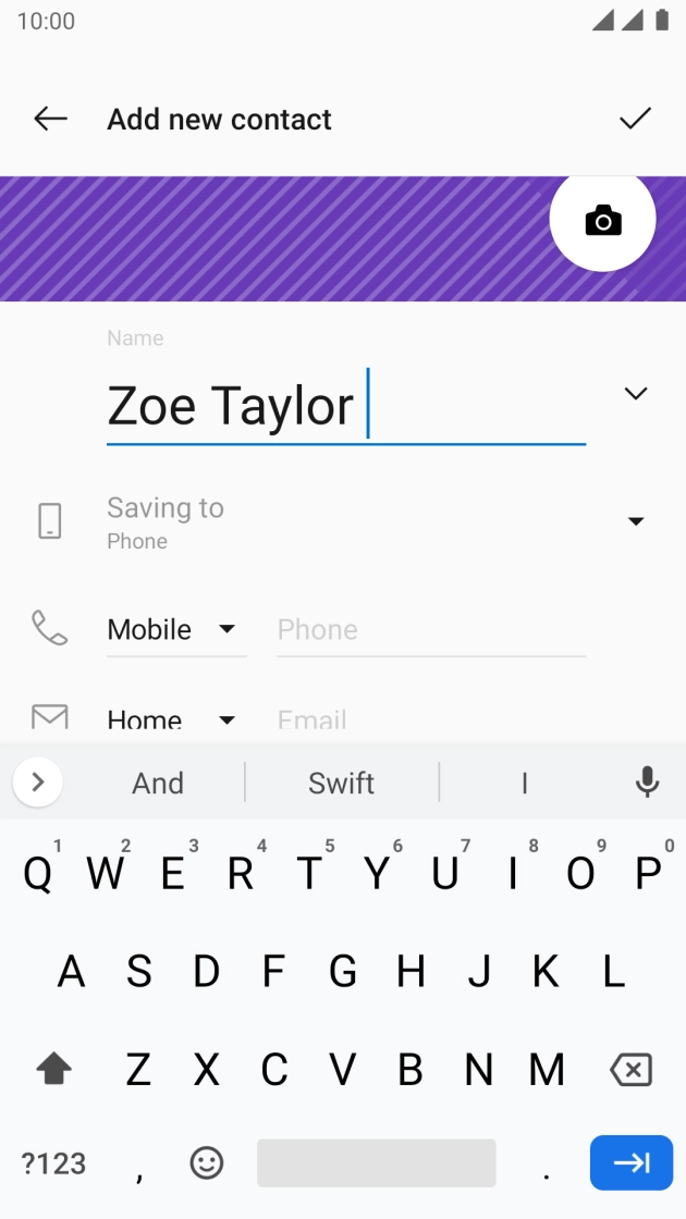 Press Phone and key in the required phone number.