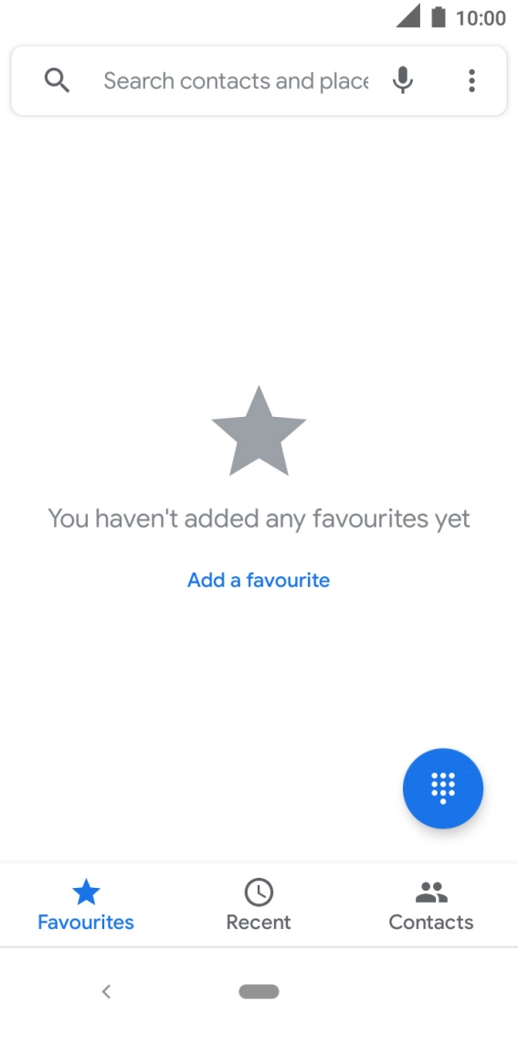 Press the menu icon.