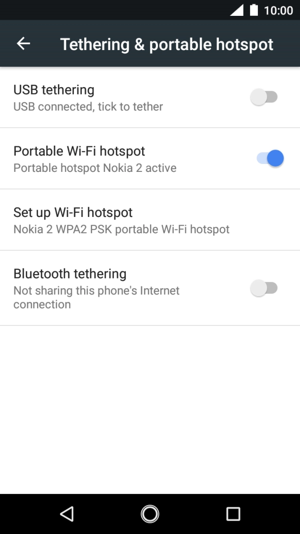 Press the Home key to return to the home screen.