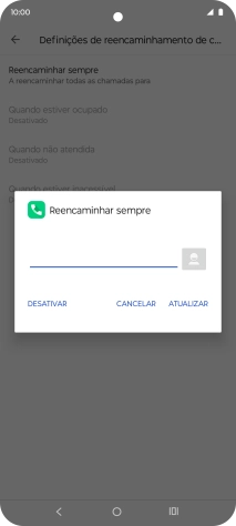 Prima DESATIVAR.