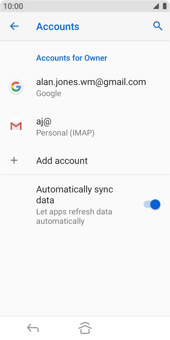 Press the Home key to return to the home screen. Press the Home key to return to the home screen.