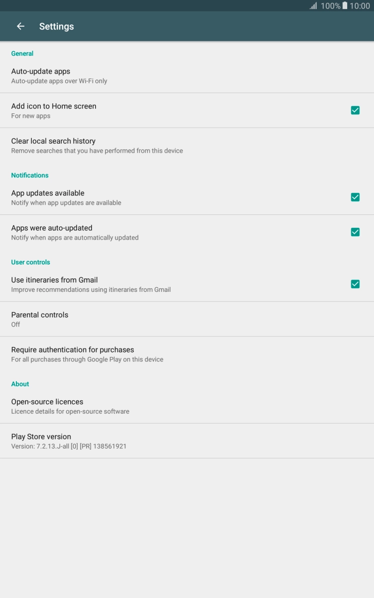 Press Auto-update apps.